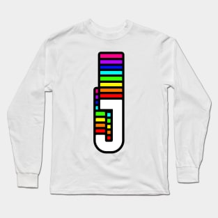 Rainbow Letter, J Long Sleeve T-Shirt